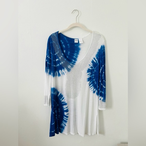 🩵✨NWOT I.N.C. GORGEOUS BEACH BLOUSE✨🩵 - Picture 3 of 9